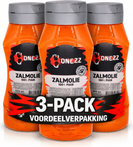 Bonezz Zalmolie 100% Puur Daily Boost 3-Pack afbeelding