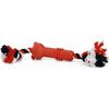 Beeztees Sumo Mini Fit - Hondenspeelgoed - Rubber - Red - 4,5x4,5x11 cm | Kauwspeelgoed