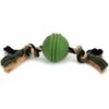 Beeztees Sumo Fit Ball - Hondenspeelgoed - Rubber - Groen - 31,8x7,9x7,9 | Flostouw