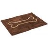 Dirty Dog Droogloopmat - Hond - Bruin - 90x66 cm | Hondenmanden