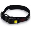 Beeztees Parinca Premium - Hondenhalsband - Nylon - Zwart - 50-55 x 25 mm | Halsbanden