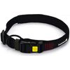 Beeztees Parinca Premium - Hondenhalsband - Nylon - Zwart - 55-60 cm x 30 mm | Halsbanden