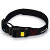 Beeztees Parinca Premium - Hondenhalsband - Nylon - Zwart - 60-65 cm x 35 mm | Halsbanden