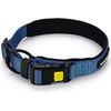 Beeztees Parinca Premium - Hondenhalsband - Nylon - Blauw - 45-50 cm x 25 mm | Halsbanden