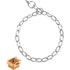 Correctieketting korte ovale schakel - RVS