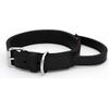 Halsband vetleer - Met handgreep - Zwart - Diverse afmetingen