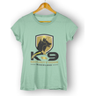 T-shirt Dames Groen - K9 Securitydogs | Shirts