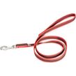 Hondenriem - 20mm x 1,2m - Met handvat - Rood | Hondenriemen