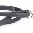 Hondenriem vetleer - Grijs - Met handvat | Hondenriemen