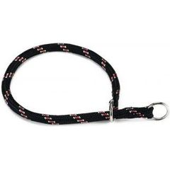 Beeztees - Halsband Hond - Rond - Nylon - Zwart - 40 cm x 8 mm | Halsbanden