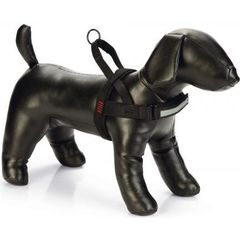 Beeztees Parinca Premium Comfort - Hondentuig - Nylon - Zwart - 52-62 cm x 25 mm | Overige tuigen