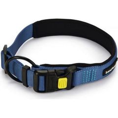 Beeztees Parinca Premium - Hondenhalsband - Nylon - Blauw - 55-60 cm x 30 mm | Halsbanden