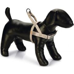 Beeztees Parinca Premium Comfort - Hondentuig - Nylon - Lichtgrijs - 52- 62 cm x 25 mm | Overige tuigen