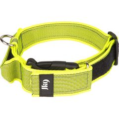 Halsband Met Beveiligingssluiting 40Mm Neon Grijs | Halsbanden