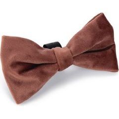 Designed by Lotte Hondenstrik Zaza - Halsband Hond - Velvet - Roze - 12x7x2 cm | Halsbanden