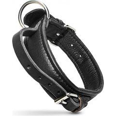 Eco Lederen halsband - Met handvat - 40mm x 45cm | Halsbanden