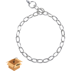 Correctieketting korte ovale schakel - RVS