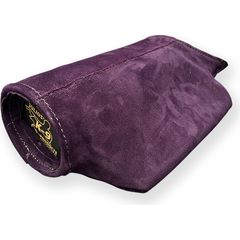 Julius-K9 korte bijtmouw - Links - Suède - Donkerpaars | Bijtmouwen