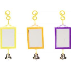 Beeztees Parkietenspiegel - Vogelspeelgoed - Bel - 12x6 cm | SPEELGOED