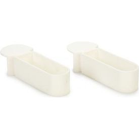 Snoepbakje - Vogelbakje - Plastic - Wit - 2x1,5 cm | VOER- EN DRINKBAKKEN