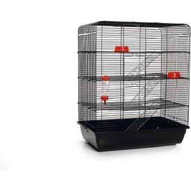 Beeztees Remy - Rattenkooi - Zwart - 58x38x71 cm | Kooien