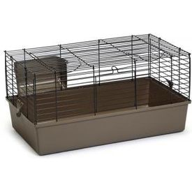 Baldo - Konijnenkooi - Mokka - 80x45x42 cm | Kooien