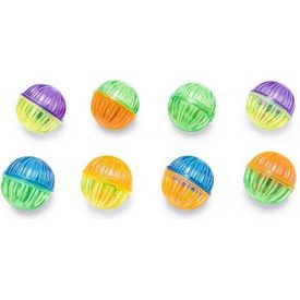 Beeztees Balletje+Kralen - Kattenspeelgoed - 4 cm - 2ST | SPEELGOED