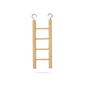 Beeztees Ladder - Vogelspeelgoed - 4 Treden - Hout - 20 cm | SPEELGOED