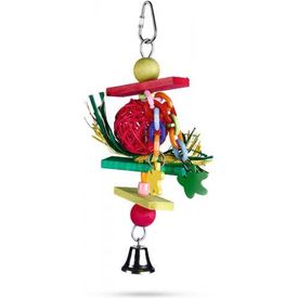 Beeztees Trinox - Vogelspeelgoed - Hout - 22 cm | SPEELGOED