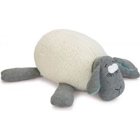 Beeztees Puppy Heartbeat - Hondenknuffel - Wit/Grijs - 35x20x14 cm | Knuffels