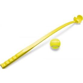 Beeztees Fetch Tennis Ball Launcher - Hondenspeelgoed - Geel - 62 cm | Ballenwerpers