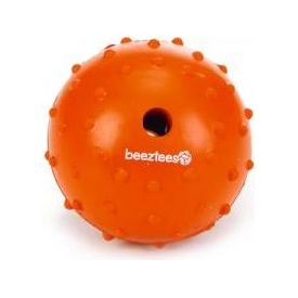 Beeztees Massief Bal+Bel - Hondenspeelgoed - Oranje - 7 cm | Ballen