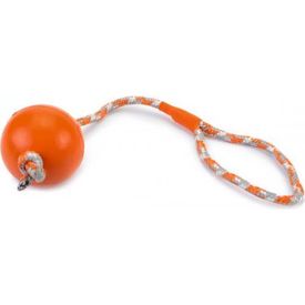 Beeztees Bal No3+Koord - Hondenspeelgoed - Oranje - 30 cm | Ballen