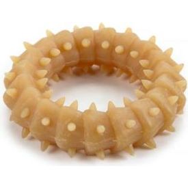 Beeztees Rubber Ring - Hondenspeelgoed - Naturel - 8x8x2 cm | Puppy speelgoed