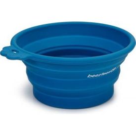 Beeztees - Hondenvoerbak - Inklapbaar - Blauw - 17x15 cm | Water- voederbakken en drinkflessen