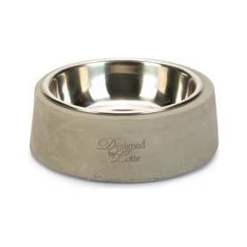 Designed by Lotte Riboco - Kattenvoerbak - Beton - 12,5cm | Voer & Drinkbakken