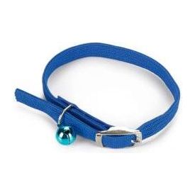 Beeztees - Kattenhalsband - Nylon - Blauw - 30x1x0,01 cm | Halsbanden