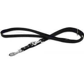 Beeztees - Hondenriem - Leer - Zwart - 200x20 cm | Hondenriemen
