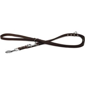 Beeztees - Hondenriem - Leer - Bruin - 240x18 cm | Hondenriemen