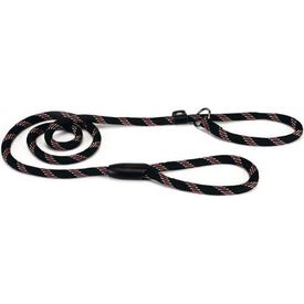 Beeztees - Hondenriem - Sliplijn - Zwart - 170 cm x 13 mm | Hondenriemen