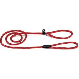 Beeztees - Hondenriem - Sliplijn - Rood - 170 cm x 8 mm | Hondenriemen