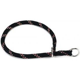 Beeztees - Halsband Hond - Rond - Nylon - Zwart - 40 cm x 8 mm | Halsbanden
