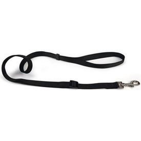 Beeztees - Hondenriem - Nylon - Zwart - 120-180 cm x 15 mm | Hondenriemen