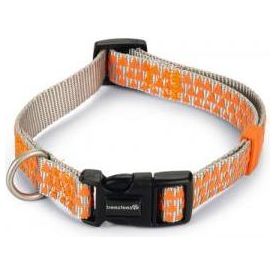 Beeztees Triangle - Halsband Hond - Lichtgrijs - 35-50 cm | Halsbanden