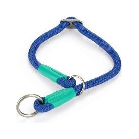 Beeztees Nikra - Halsband Hond - Blauw - 40 cm x 10 mm | Halsbanden