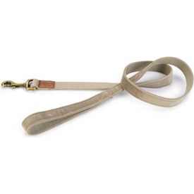 Designed by Lotte Velura - Hondenriem - Fluweel - Grijs - 120cmx25mm | Hondenriemen