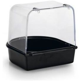 Beeztees Badhuisje - Vogelbad - Zwart - 13x13x13 cm | VERZORGING