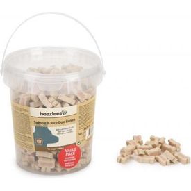 Beeztees Zalm+Rijst Botten - Hondensnack - Voordeel - 500 gram | Snacks