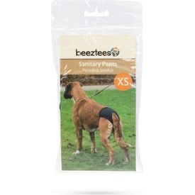 Beeztees Periodiek Broekje - Hond - Zwart - XS - 32-37 cm | Overige