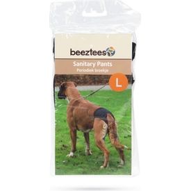Beeztees Periodiek Broekje - Hond - Zwart - L - 53-59 cm | Overige